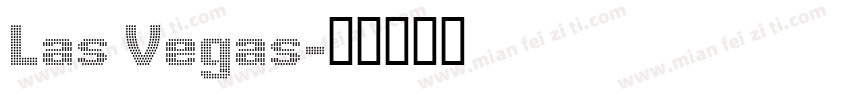 Las Vegas字体转换